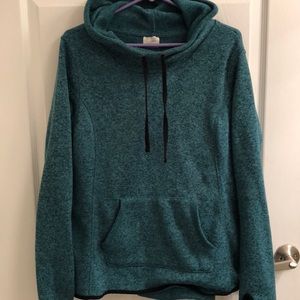 Comfy Green Cowl neck Hoodie
